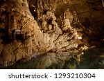 rock formations in Natural Bridge Caverns in San Antonio, Texas, USA                              