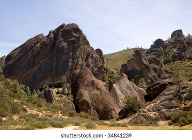 rock formations at Pinnacles National Monument