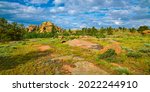 Rock formations at Vedauwoo Recreation Area, WY.