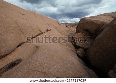 rock forms by the sea in Lysekil Sweden