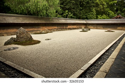 Rock Garden Ryoanji - Kyoto, Japan