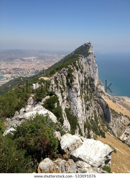 Rock Gibraltar Stock Photo Edit Now