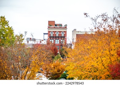Rock hill south carolina downtown autumn season - Shutterstock ID 2242978543