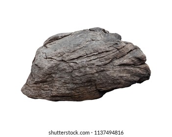 Rock Isolated On White Background