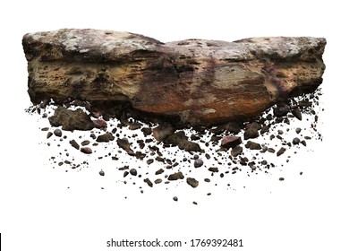 rock isolated on white background	 - Shutterstock ID 1769392481