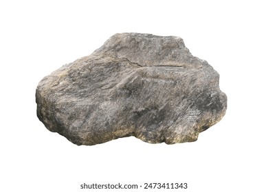 rock isolated on white background
