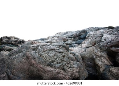 Rock Isolated On White Background