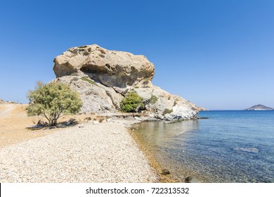 Rock Of Kalikatsou In Patmos Island