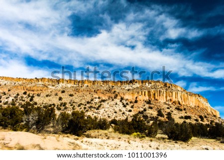 rock mountain in Newmexico
