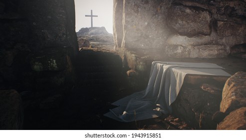 Rock Opening Into Jesus Christ Tomb