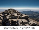 Rock Pile Spans Toward the Summit of Wheeler Peak in Great Basin National Park