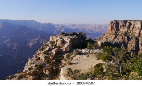 Rock Plinth In The Canyon