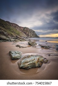 Rock Pool At Watergate Bay Cornwall