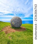 Rock sphere, the marker for  the arctic circle