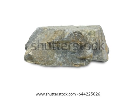 rock stone mountain isolated on white background
