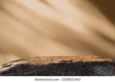 Podio piedra Rock sobre