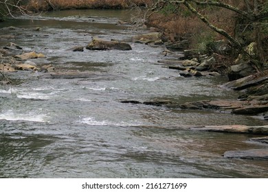 Rock Strewn Stream Bed In North Georgia