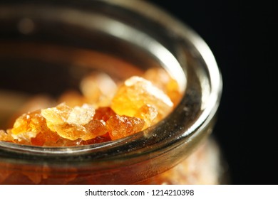 Rock Sugar In Jar Scene.