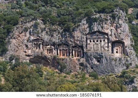 Rock Tombs, Dalyan