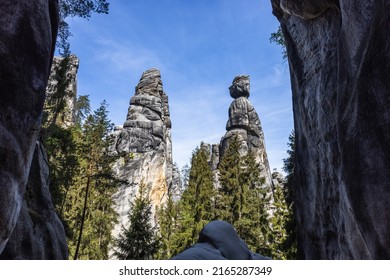 Rock towers in Adrspach, part of Adrspach-Teplice Rocks Nature Reserve, Czech Republic