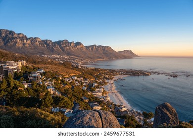 The Rock viewpoint in Cape Town over Camps bay, view over Camps Bay, Cape Town, South africa - Powered by Shutterstock