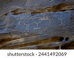 Rock writings around Al Ula, Saudi Arabia