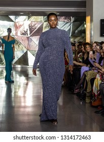 Rockefeller Plaza, Midtown New York City, February 9, 2019: Christian Siriano FW19 Runway Show - Backstage