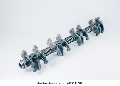 The Rocker Arm Shaft. This Part Of The Car Engine.