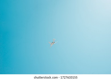 Rocket bomber  in the cloudless sky