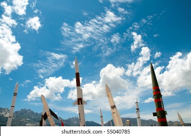 Rocket Displays At The White Sands Missile Range Museum