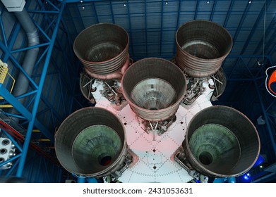 Rocket Engine in Kennedy Space Center, Florida