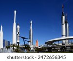 Rocket Garden in Kennedy Space Center, Florida