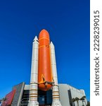 Rocket Garden Space Centre at Cape Canaveral, Florida USA