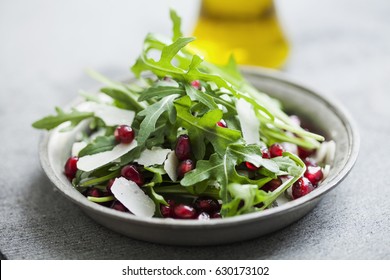 Rocket, Pomegranate And Parmesan Salad