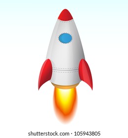 The Rocket Taking Off