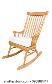 Rocking Chair Isolated On White