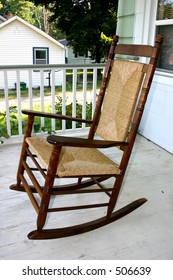 Rocking Chair On Porch