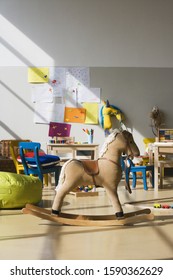 Rocking Horse In Preschool Classroom