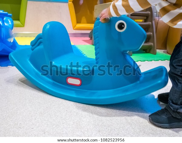 rocking plastic horse