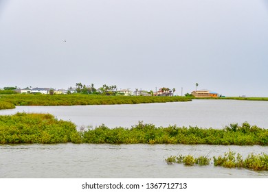 Rockport, Texas / USA - 7  April 2019:
Coastline At Rockport Beach, Texas