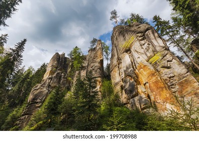 Rocks in Adrspach - Rock City, Czech Republic