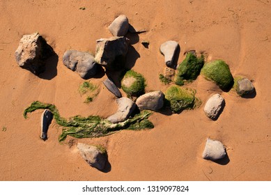 rocks in a beach