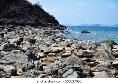rocks beach