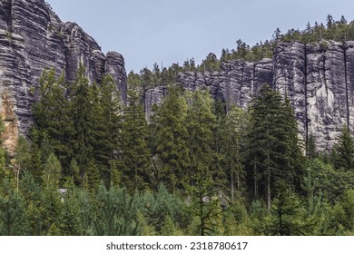 Wonderful Adrspach-teplice Rocks Free Stock Photo 