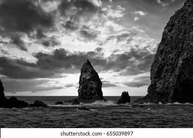 Rocks At The Channel Islands At Ventura, California, USA