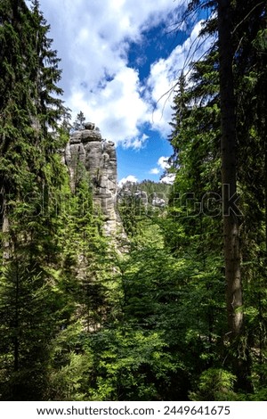 Similar – Image, Stock Photo In the Adersbach-Weckelsdorf Rock Town