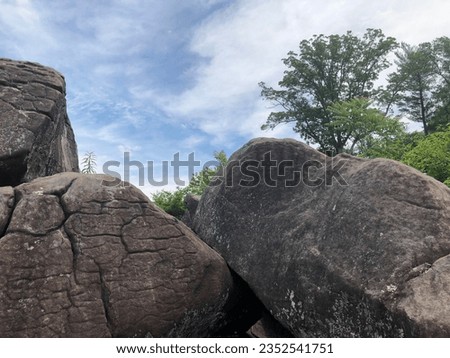 Rocks of Devils Den, Gettysburg, PA