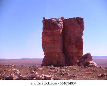 Rocks In Hopi Indian Reservation, Arizona, USA