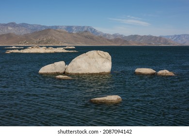 Rocks In Lake Isabella In Kern County, California.