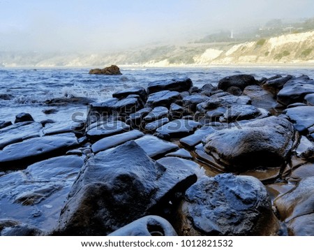 rocks at the ocea